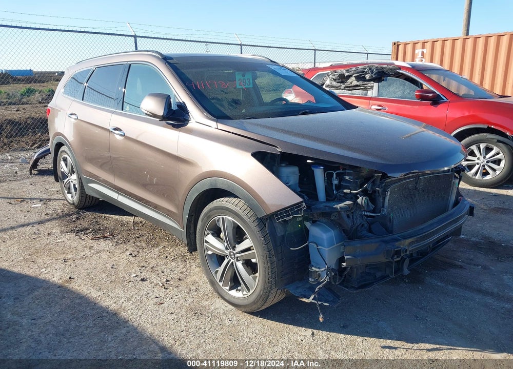 2015 HYUNDAI SANTA FE LIMITED VIN: KM8SR4HF0FU116665