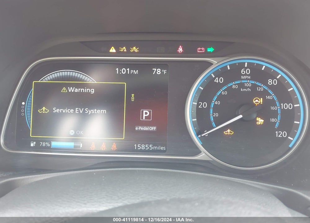 2023 NISSAN LEAF S 40 KWH VIN: 1N4AZ1BV1PC552257