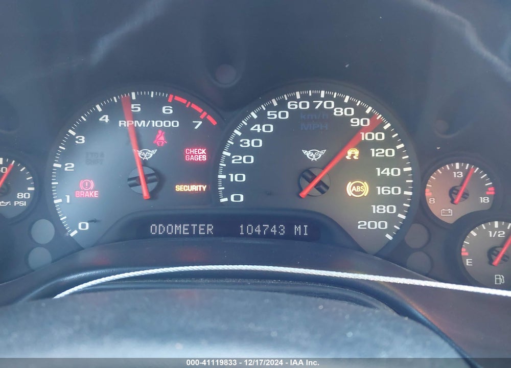 2001 CHEVROLET CORVETTE VIN: 1G1YY22GX15131760