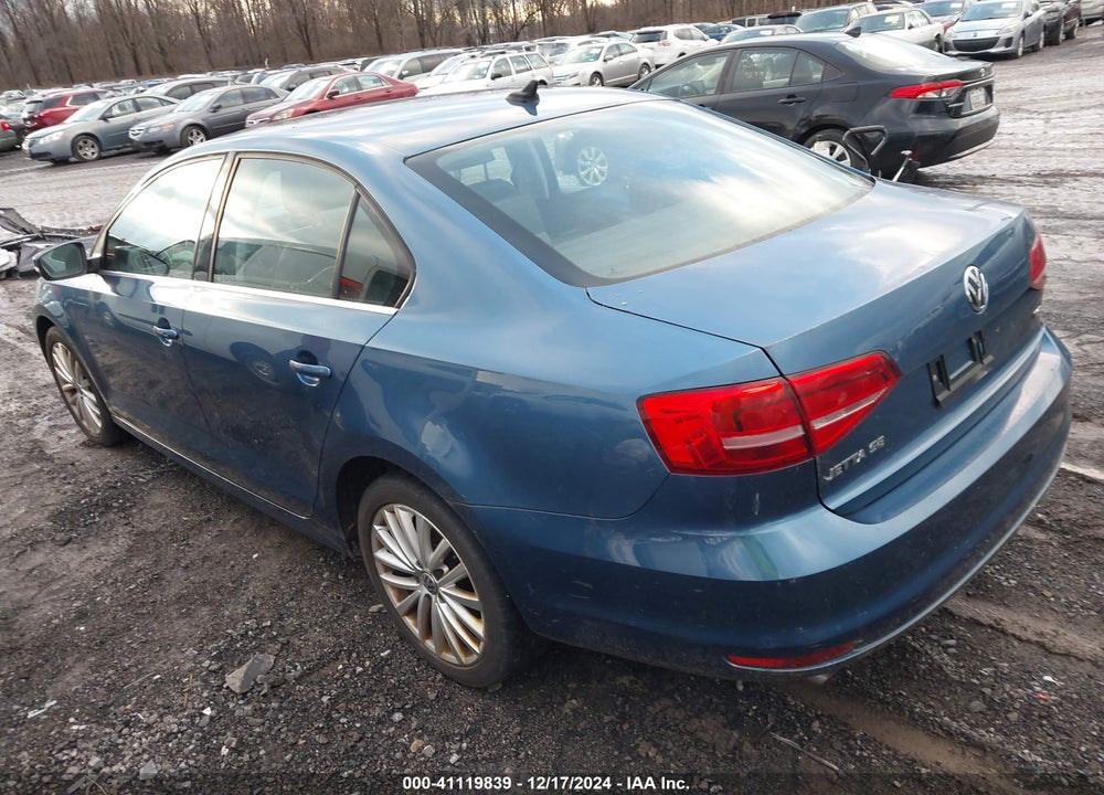 2015 VOLKSWAGEN JETTA VIN: 3VWD17AJ9FM350731
