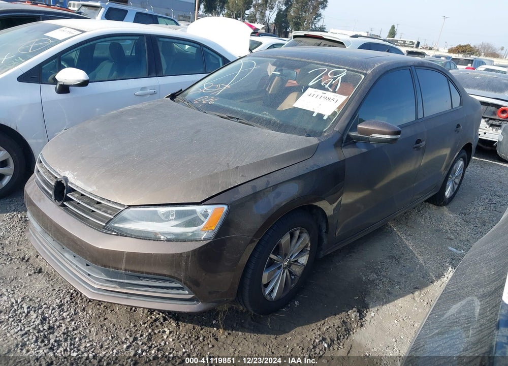 2015 VOLKSWAGEN JETTA 1.8T SE VIN: 3VWD17AJ3FM242783