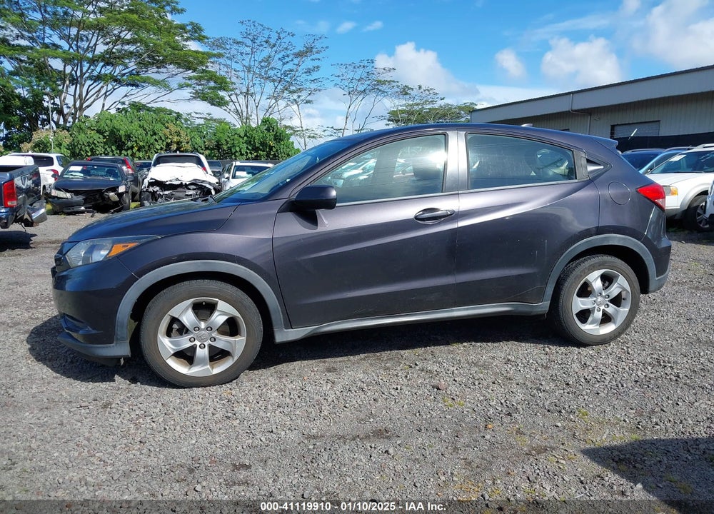 2016 HONDA HR-V LX VIN: 3CZRU5H34GM744239