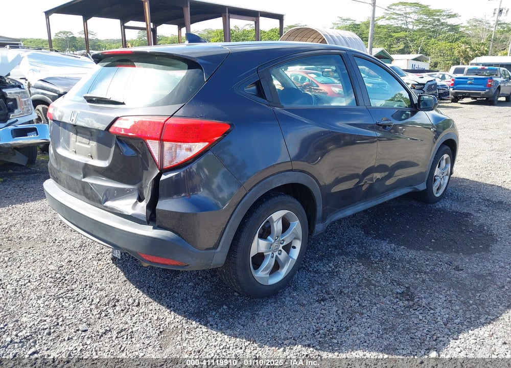 2016 HONDA HR-V LX VIN: 3CZRU5H34GM744239