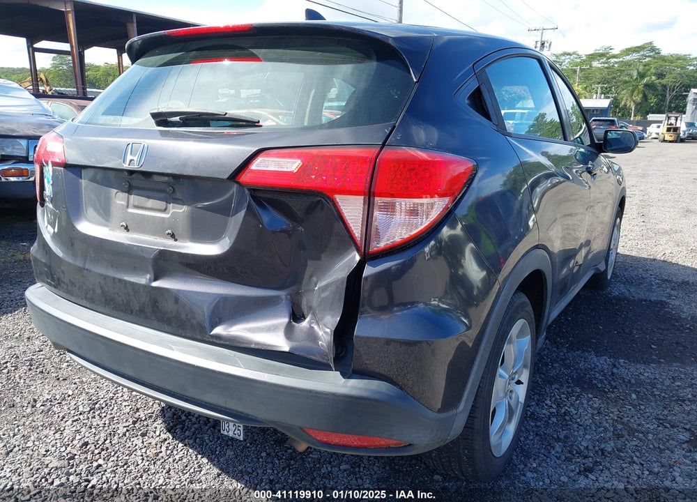 2016 HONDA HR-V LX VIN: 3CZRU5H34GM744239