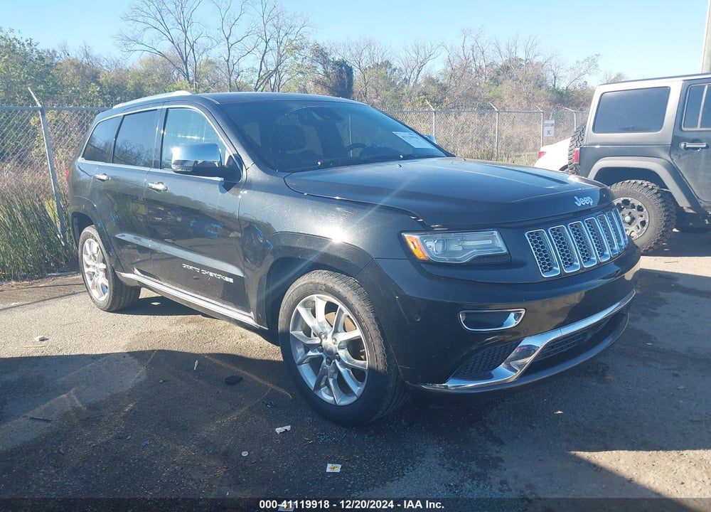 2014 JEEP GRAND CHEROKEE SUMMIT VIN: 1C4RJEJT3EC252129
