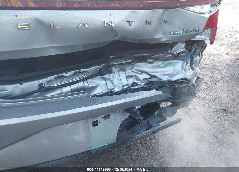 2021 HYUNDAI ELANTRA HYBRID BLUE VIN: KMHLM4AJ5MU005379