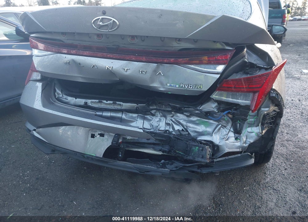2021 HYUNDAI ELANTRA HYBRID BLUE VIN: KMHLM4AJ5MU005379