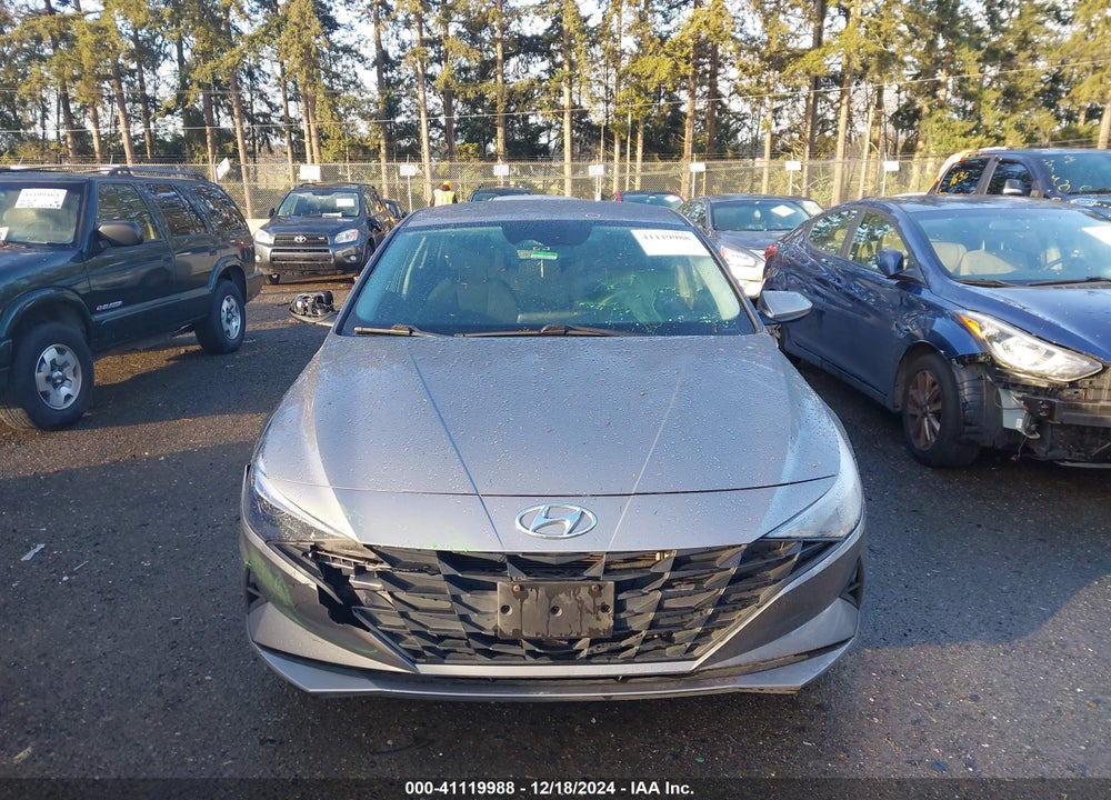 2021 HYUNDAI ELANTRA HYBRID BLUE VIN: KMHLM4AJ5MU005379