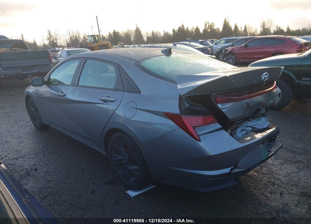 2021 HYUNDAI ELANTRA HYBRID BLUE VIN: KMHLM4AJ5MU005379