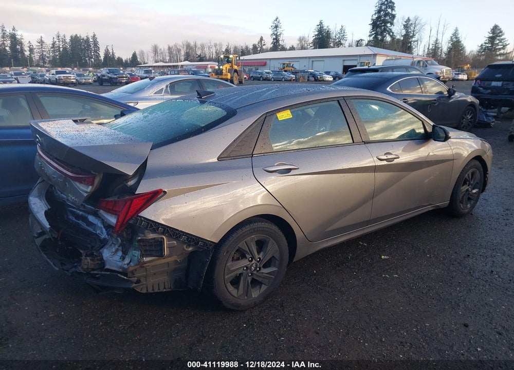 2021 HYUNDAI ELANTRA HYBRID BLUE VIN: KMHLM4AJ5MU005379