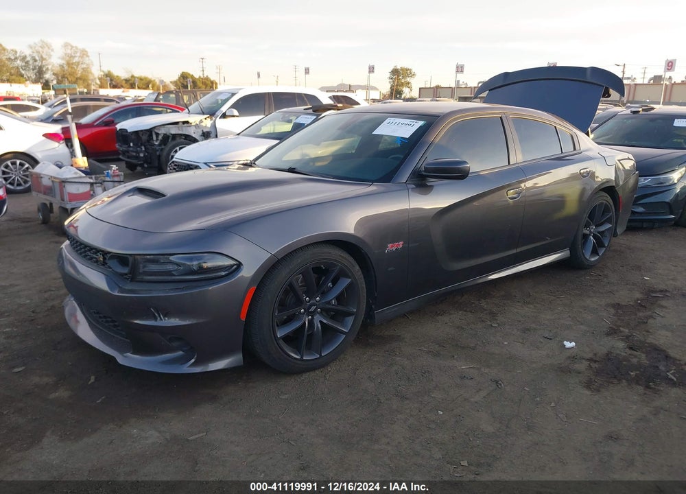 2019 DODGE CHARGER SCAT PACK RWD VIN: 2C3CDXGJ4KH507835