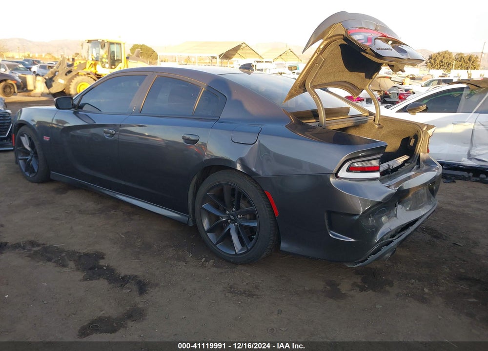 2019 DODGE CHARGER SCAT PACK RWD VIN: 2C3CDXGJ4KH507835