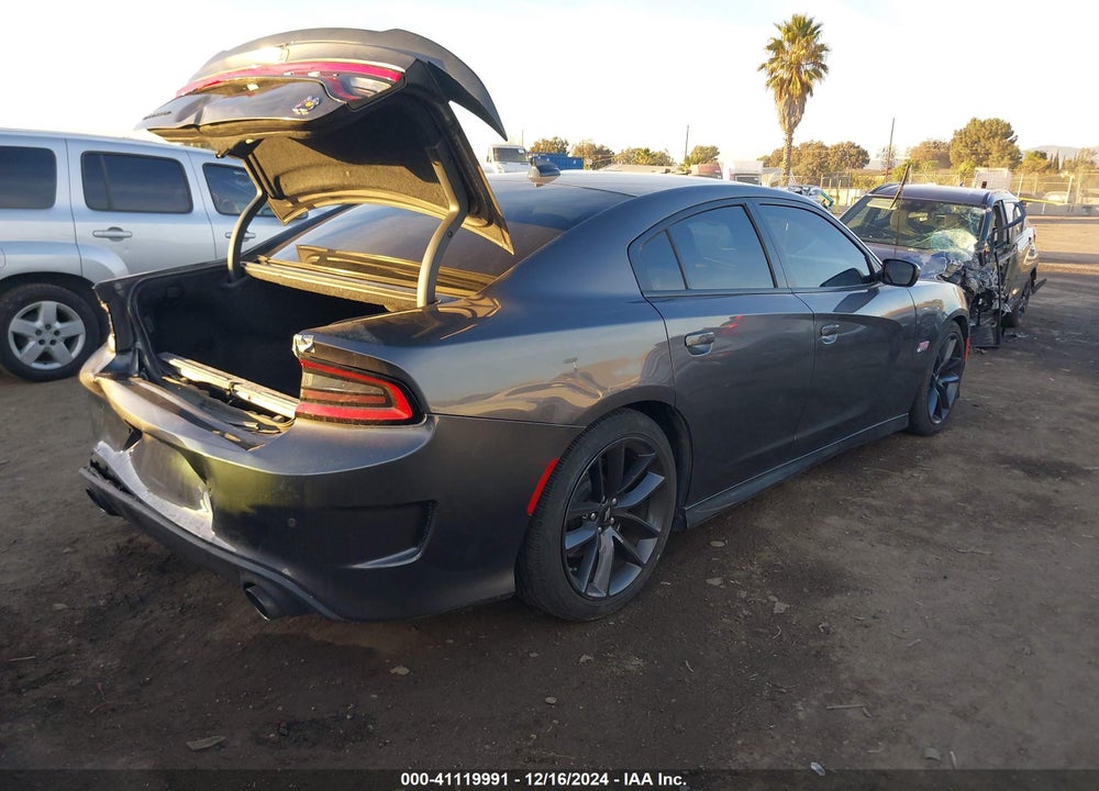 2019 DODGE CHARGER SCAT PACK RWD VIN: 2C3CDXGJ4KH507835