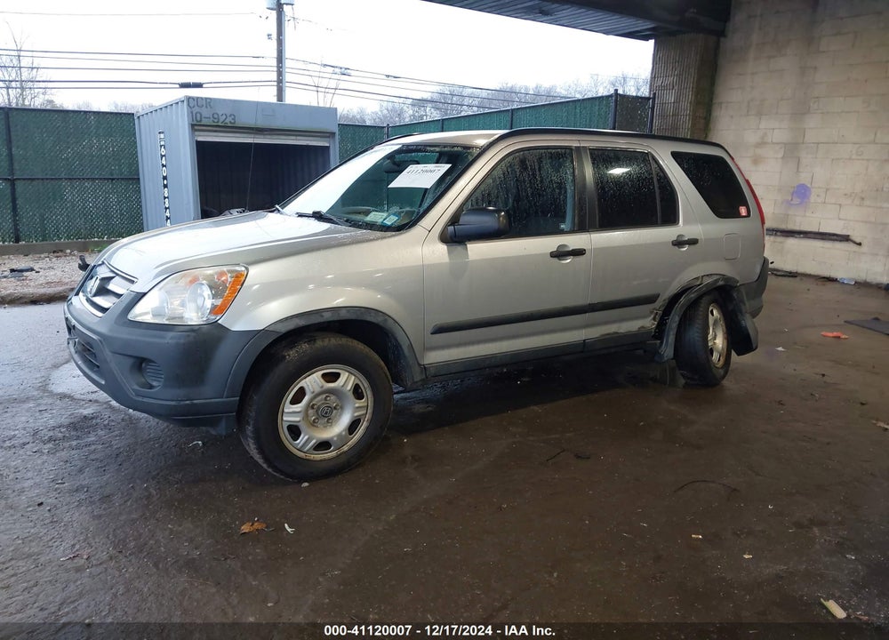 2005 HONDA CR-V LX VIN: JHLRD78545C045715