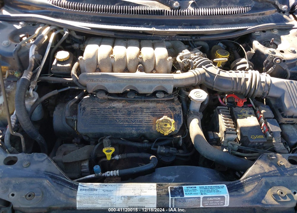 2000 CHRYSLER SEBRING JXI VIN: 3C3EL55H2YT282301
