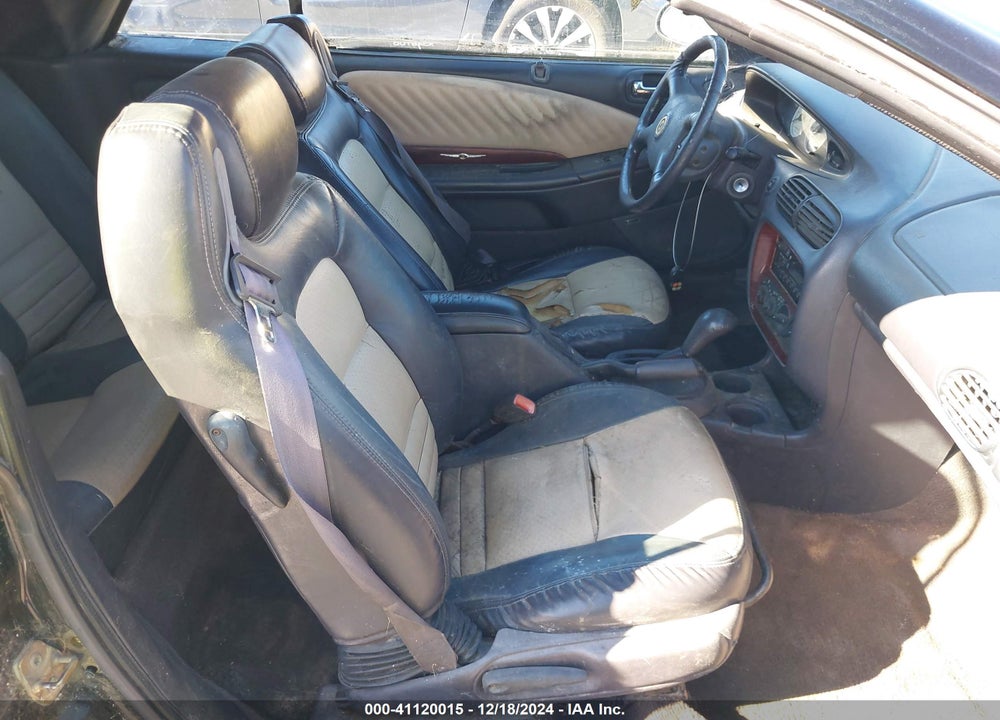 2000 CHRYSLER SEBRING JXI VIN: 3C3EL55H2YT282301