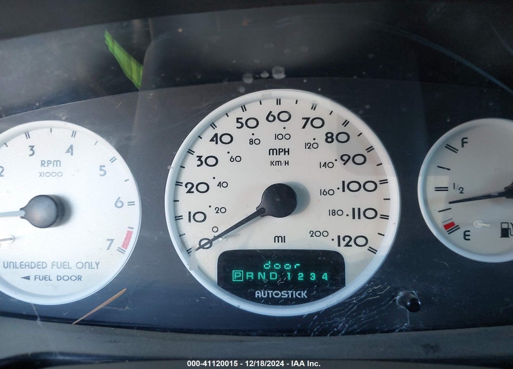 2000 CHRYSLER SEBRING JXI VIN: 3C3EL55H2YT282301