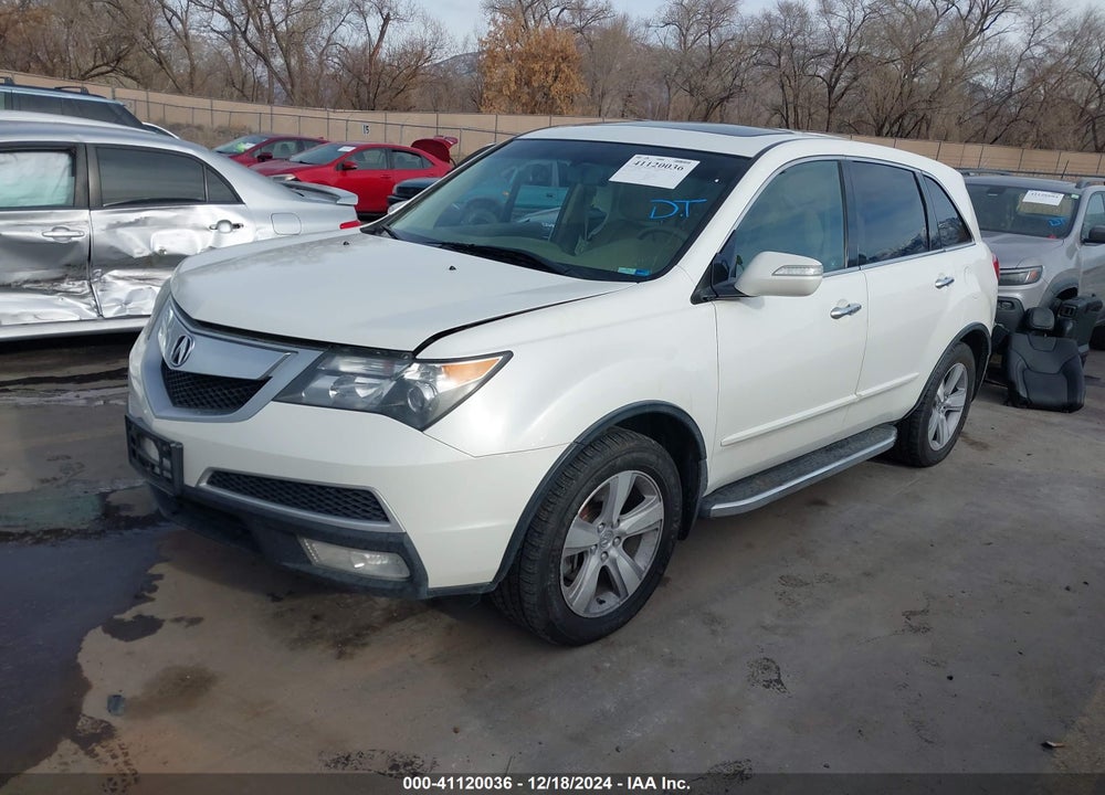 2011 ACURA MDX VIN: 2HNYD2H24BH535110