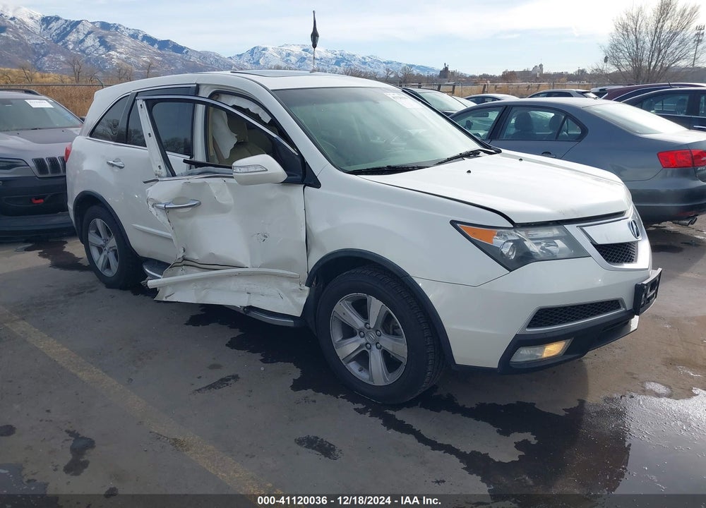 2011 ACURA MDX VIN: 2HNYD2H24BH535110