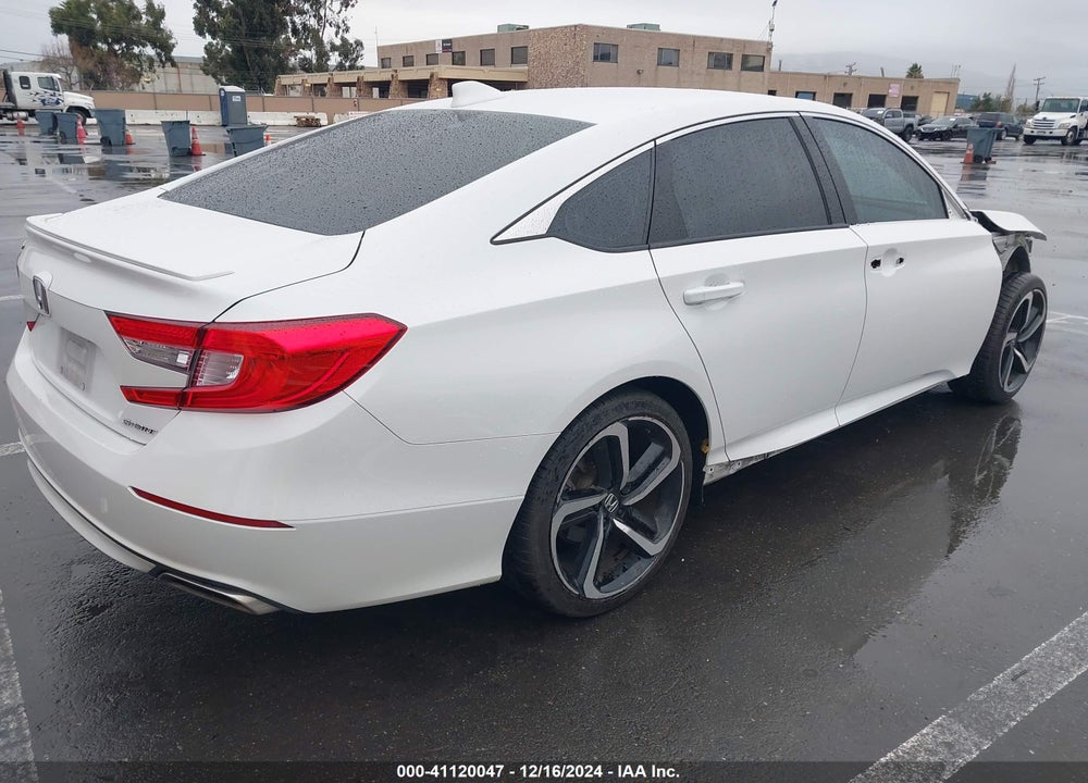 2018 HONDA ACCORD SPORT VIN: 1HGCV1F39JA175415