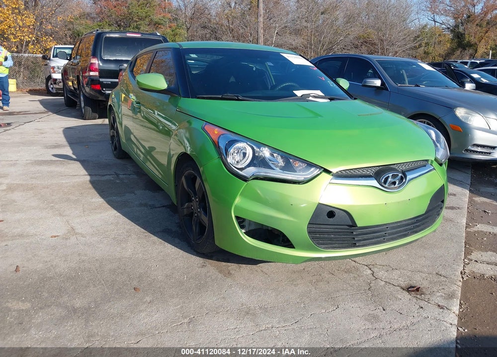 2012 HYUNDAI VELOSTER BLACK INT VIN: KMHTC6AD5CU075052