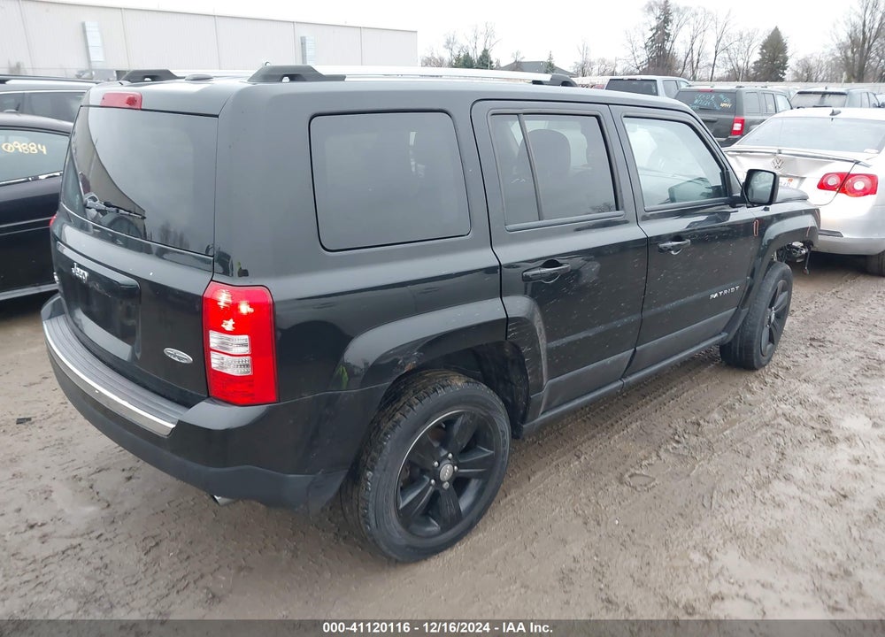 2016 JEEP PATRIOT HIGH ALTITUDE EDITION VIN: 1C4NJRFB9GD567097