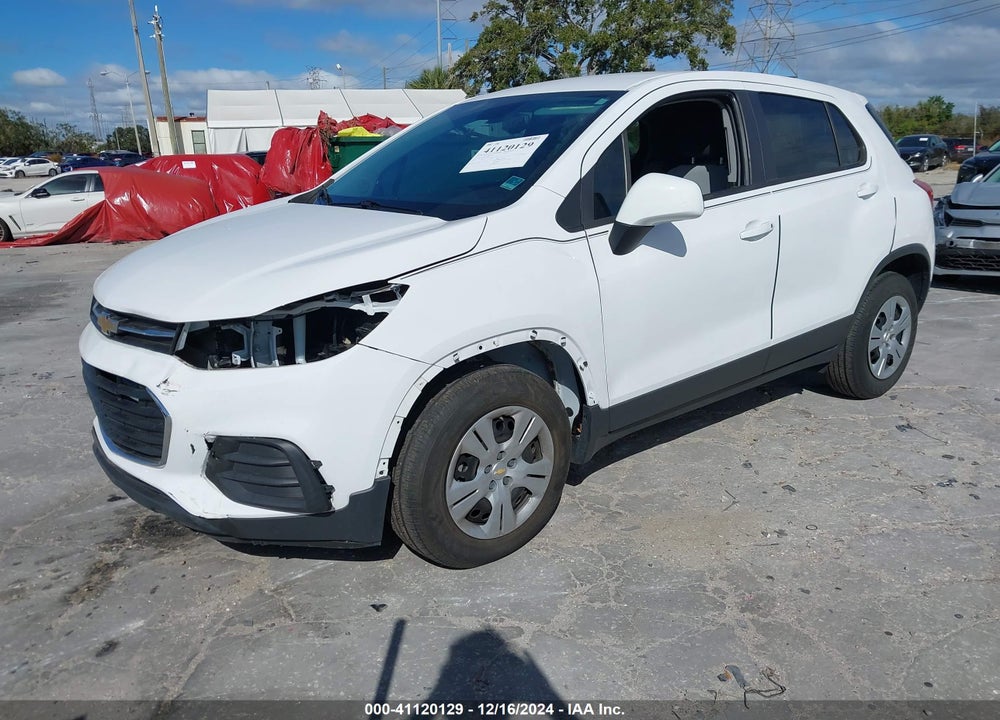 2018 CHEVROLET TRAX LS VIN: 3GNCJKSB6JL166085