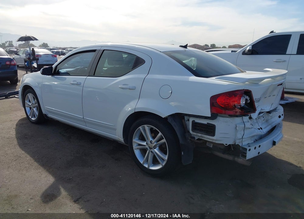 2012 DODGE AVENGER SXT PLUS VIN: 1C3CDZEG9CN309909