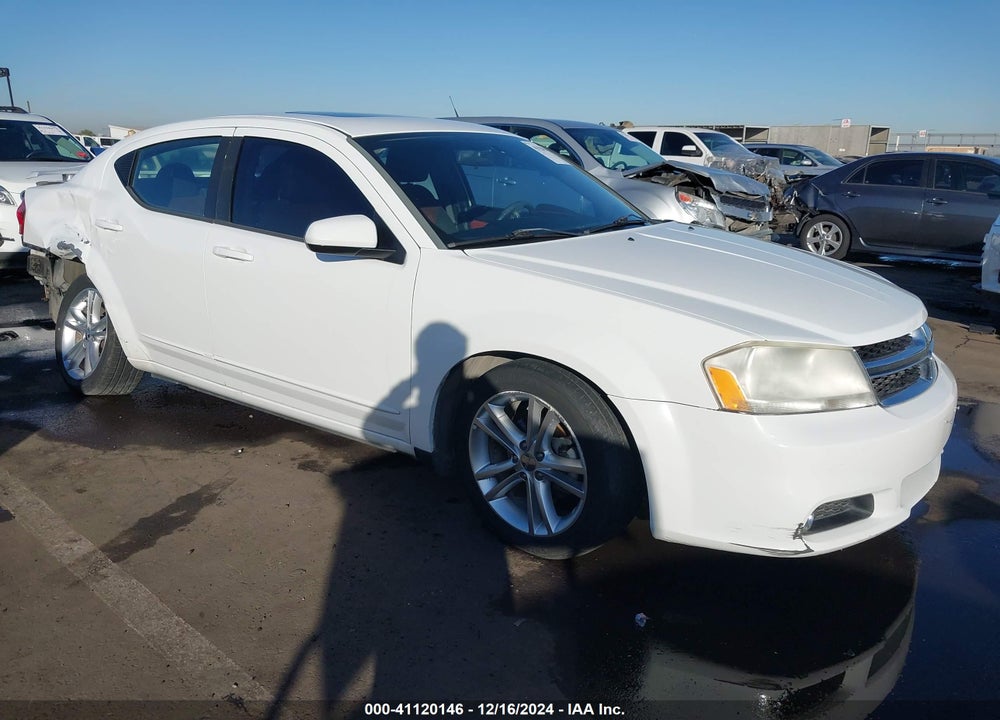 2012 DODGE AVENGER SXT PLUS VIN: 1C3CDZEG9CN309909