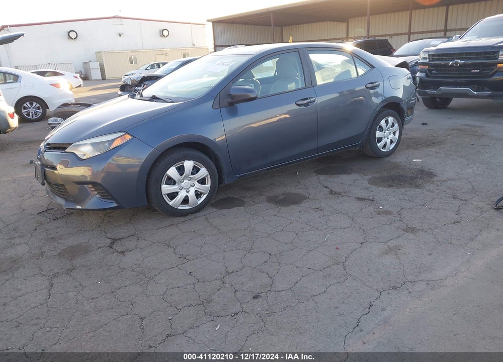 2016 TOYOTA COROLLA LE VIN: 5YFBURHE1GP493561