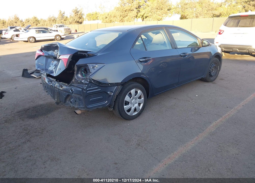 2016 TOYOTA COROLLA LE VIN: 5YFBURHE1GP493561