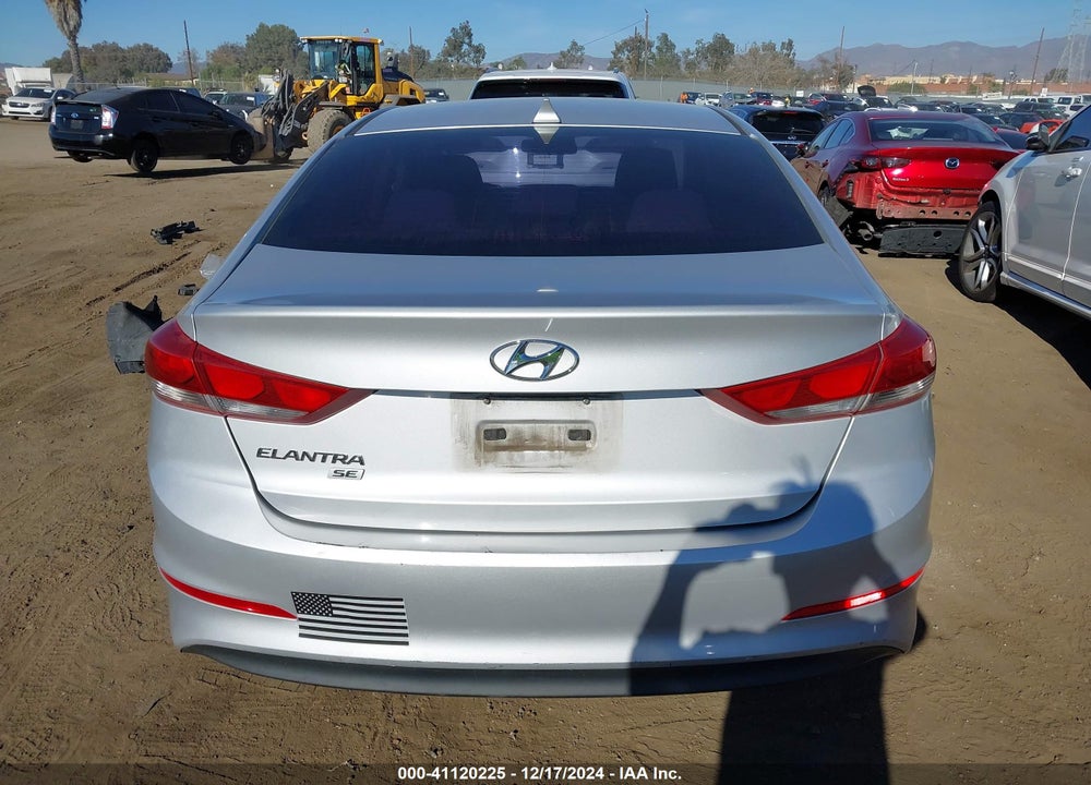 2017 HYUNDAI ELANTRA SE VIN: KMHD74LFXHU082968