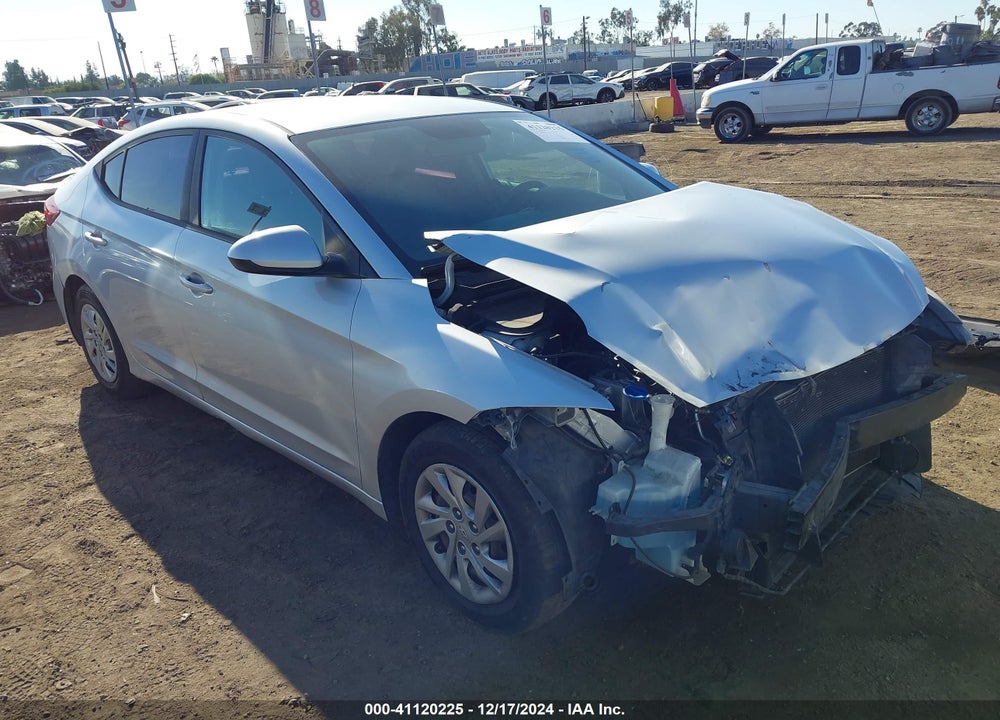 2017 HYUNDAI ELANTRA SE VIN: KMHD74LFXHU082968