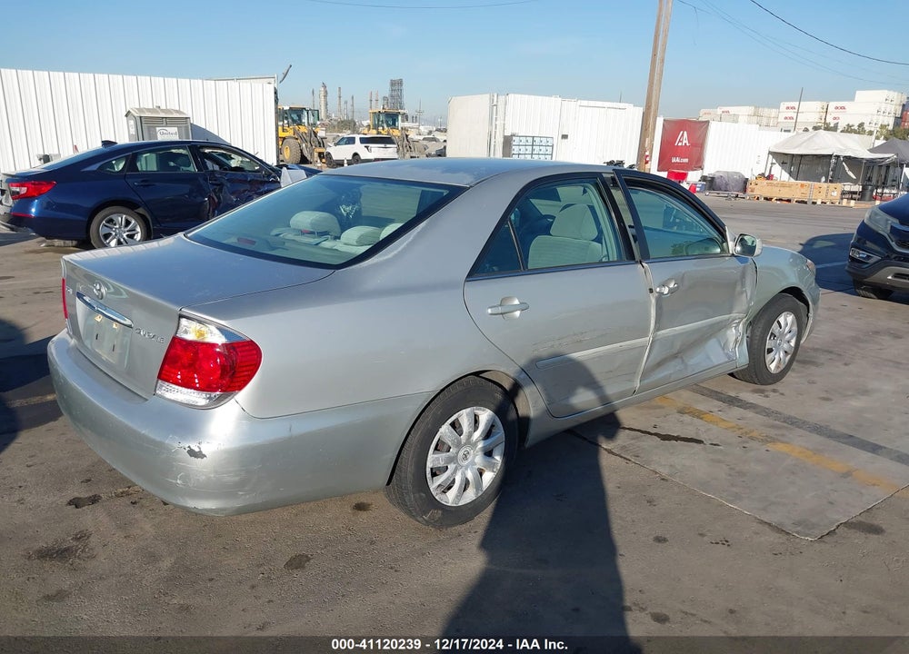 2005 TOYOTA CAMRY LE VIN: 4T1BE32K95U408731