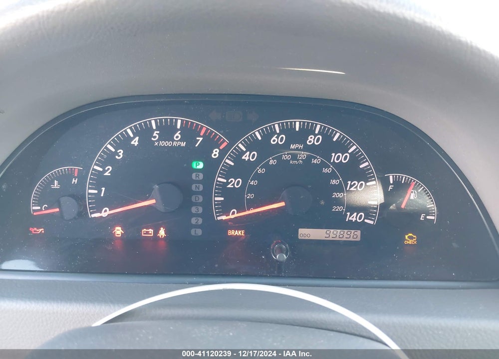 2005 TOYOTA CAMRY LE VIN: 4T1BE32K95U408731