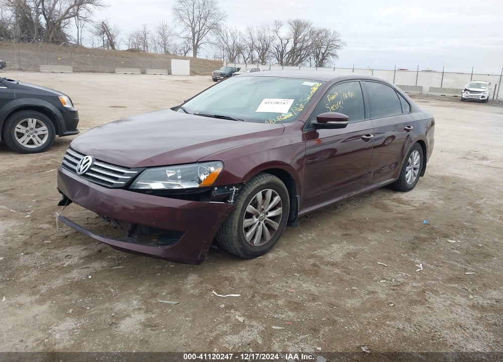 2014 VOLKSWAGEN PASSAT 1.8T WOLFSBURG EDITION VIN: 1VWAS7A37EC061719