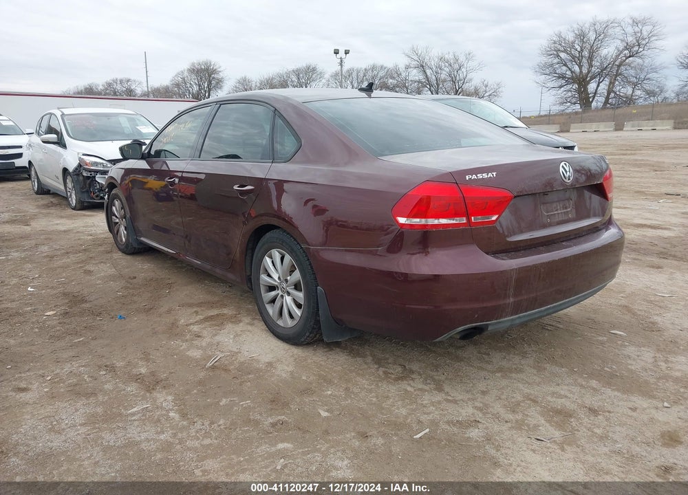 2014 VOLKSWAGEN PASSAT 1.8T WOLFSBURG EDITION VIN: 1VWAS7A37EC061719