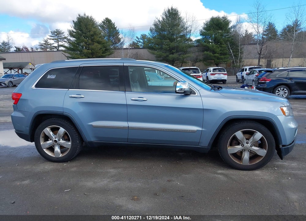2012 JEEP GRAND CHEROKEE OVERLAND VIN: 1C4RJFCT3CC229160