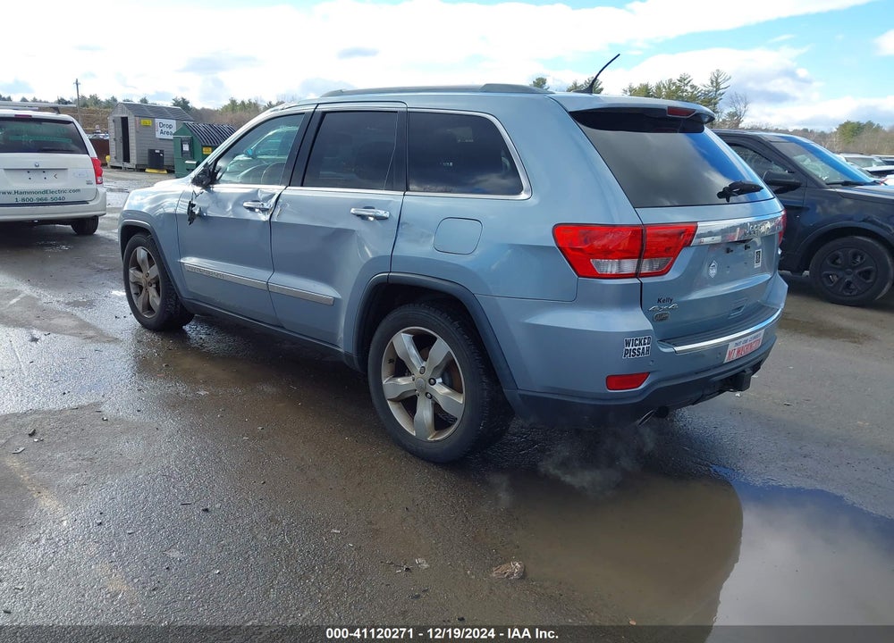 2012 JEEP GRAND CHEROKEE OVERLAND VIN: 1C4RJFCT3CC229160