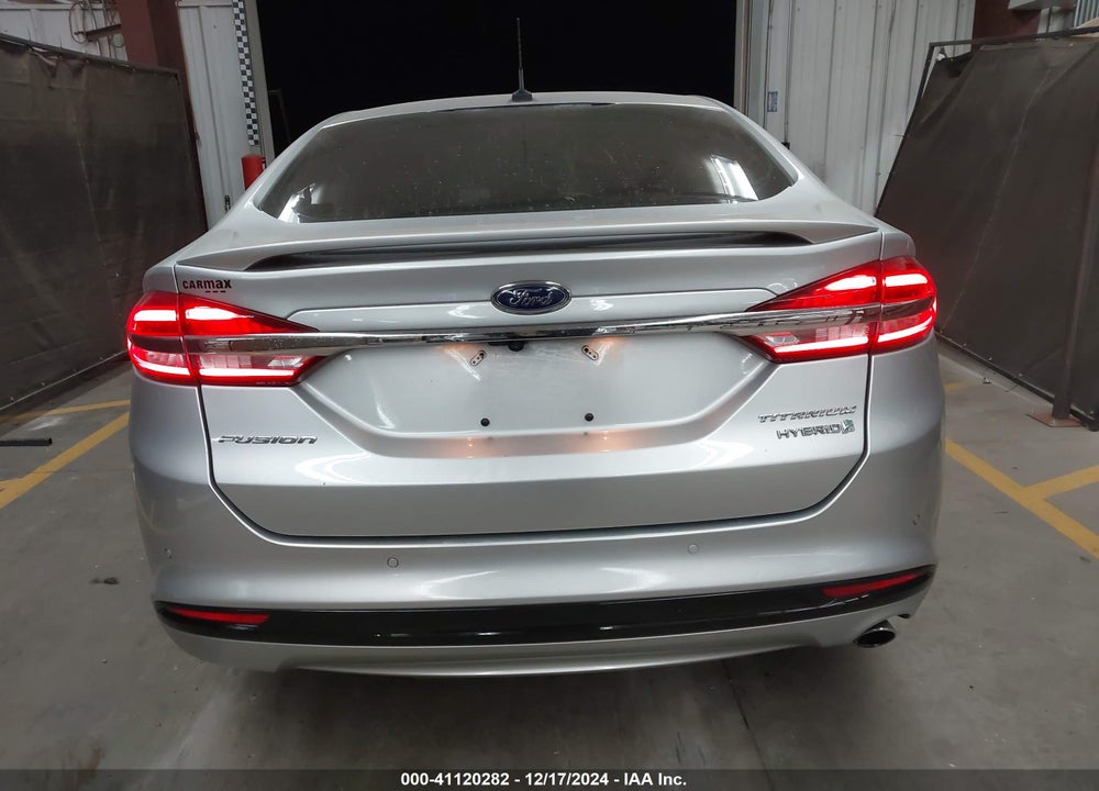 2018 FORD FUSION HYBRID TITANIUM VIN: 3FA6P0RU5JR241720