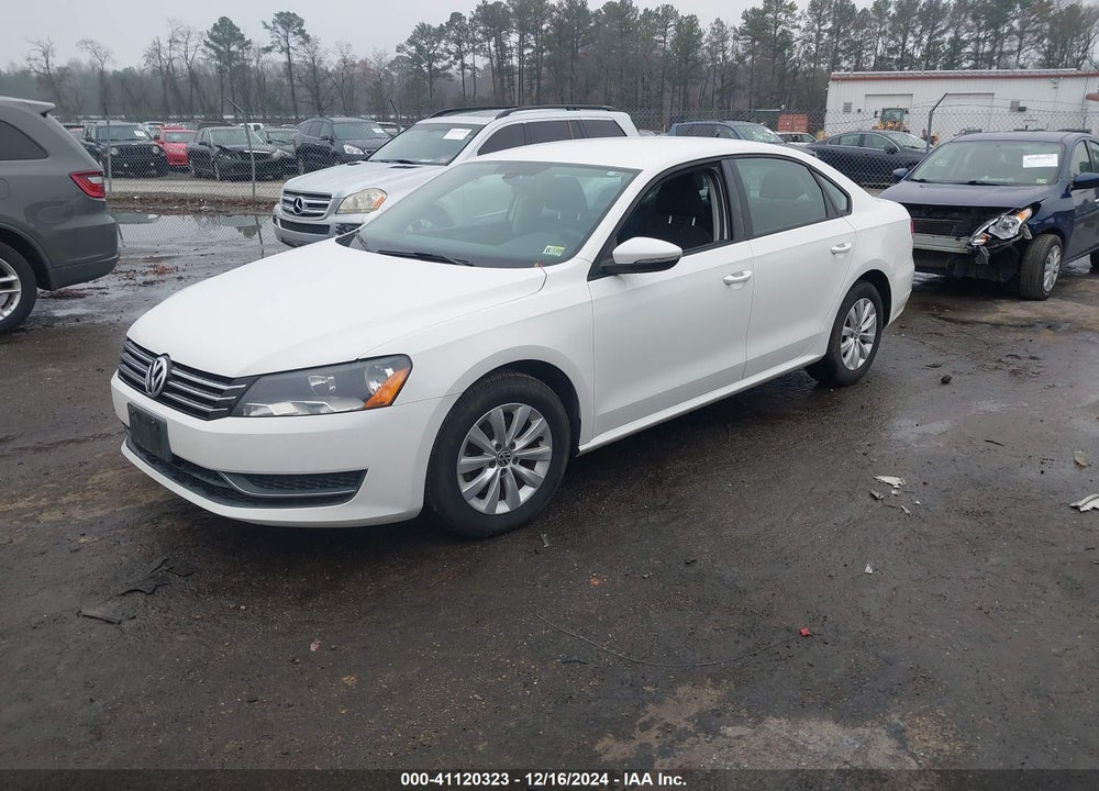 2012 VOLKSWAGEN PASSAT 2.5L S VIN: 1VWAP7A33CC073901