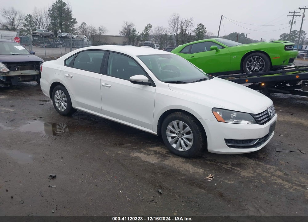 2012 VOLKSWAGEN PASSAT 2.5L S VIN: 1VWAP7A33CC073901