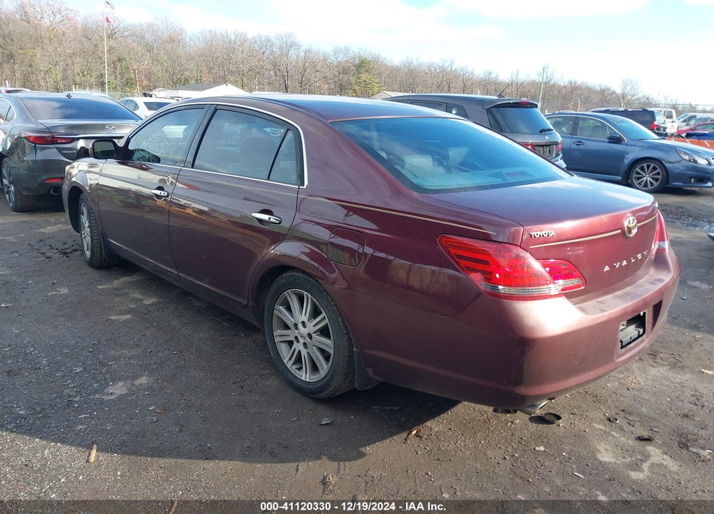 2008 TOYOTA AVALON LIMITED VIN: 4T1BK36B08U317581