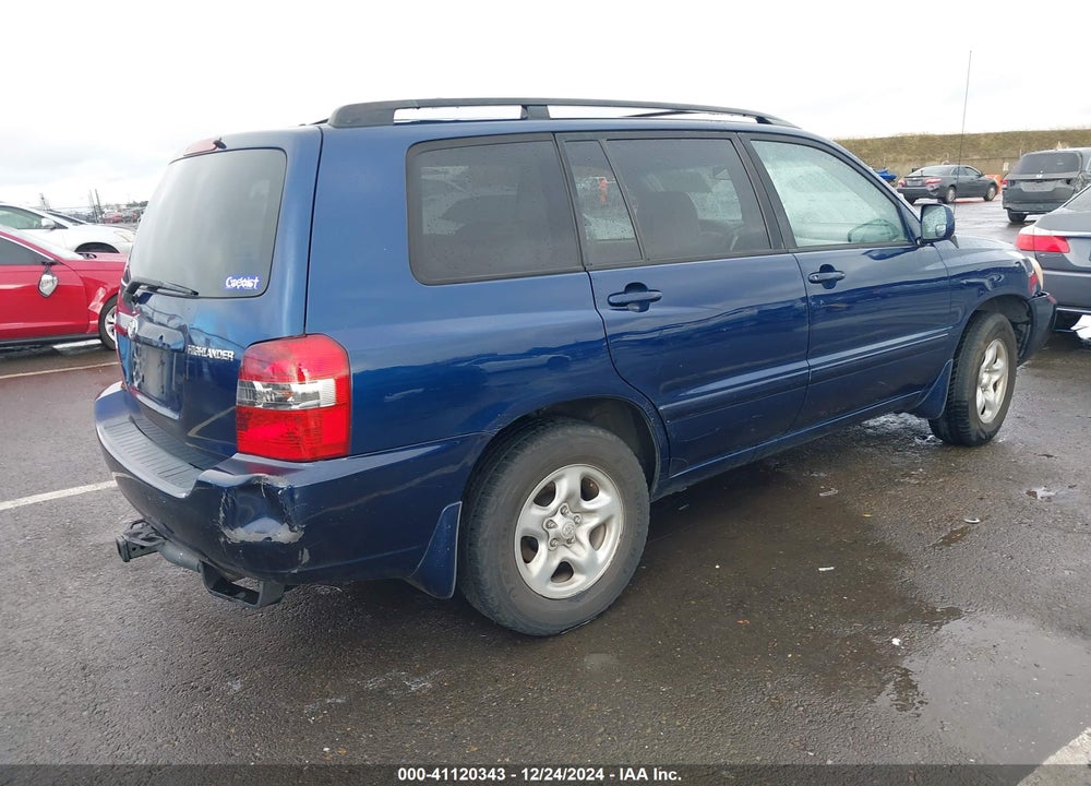 2006 TOYOTA HIGHLANDER VIN: JTEDD21A460139271