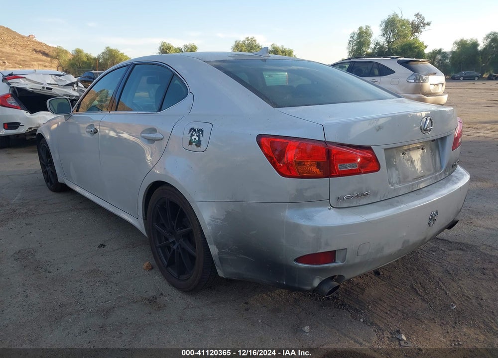 2008 LEXUS IS 250 VIN: JTHBK262385069852