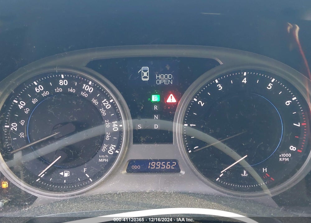 2008 LEXUS IS 250 VIN: JTHBK262385069852