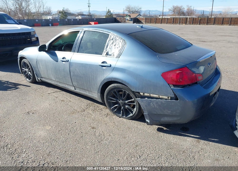 2007 INFINITI G35 JOURNEY VIN: JNKBV61E17M707391