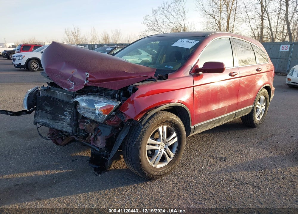 2010 HONDA CR-V EX-L VIN: 5J6RE3H7XAL027891