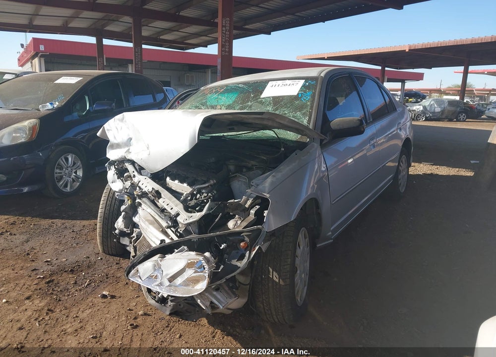 2005 HONDA CIVIC LX VIN: 2HGES16655H612491