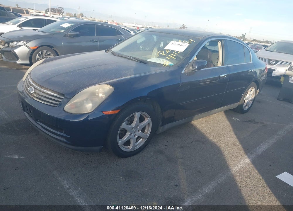 2003 INFINITI G35 BASE W/6 SPEED MANUAL VIN: JNKCV51E73M020800